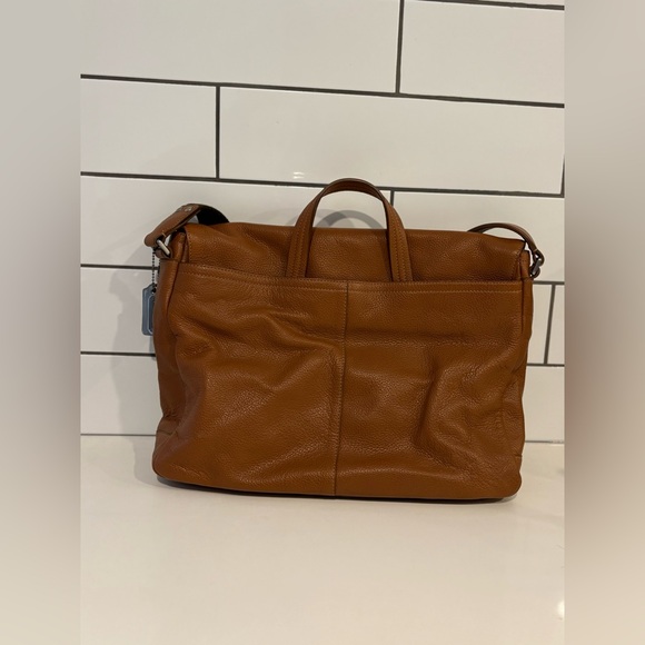 Coach  | Laptop Messenger Bag | Brown Leather - Picture 4 of 8